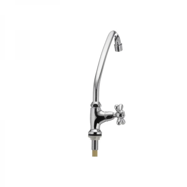 Монокран HB0946 Haiba Dominox Mono латунний хромований поворотний, без підведення (HB0946)