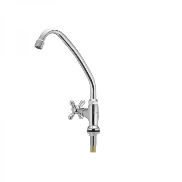 Монокран HB0946 Haiba Dominox Mono латунний хромований поворотний, без підведення (HB0946)