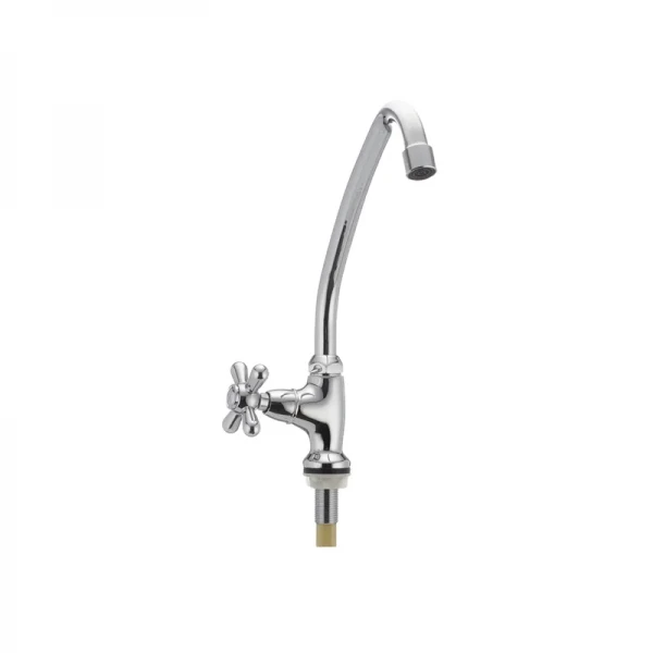 Монокран HB0946 Haiba Dominox Mono латунний хромований поворотний, без підведення (HB0946)