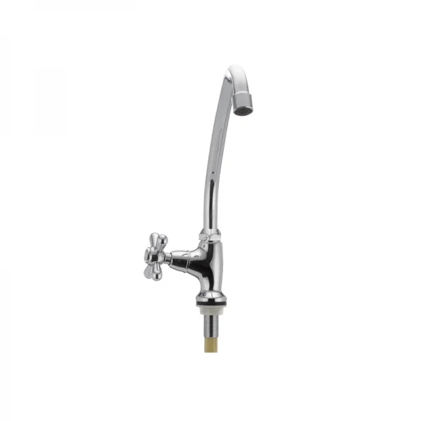 Монокран HB0946 Haiba Dominox Mono латунний хромований поворотний, без підведення (HB0946)