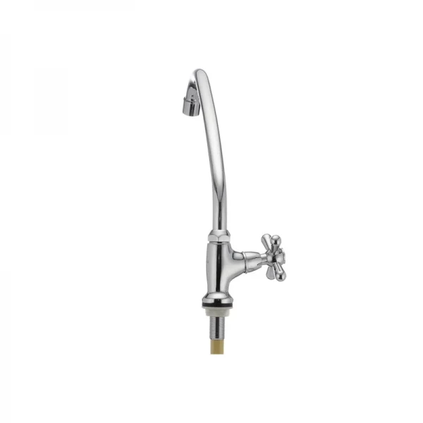 Монокран HB0946 Haiba Dominox Mono латунний хромований поворотний, без підведення (HB0946)