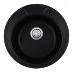 Мийка кухонна HAIBA HB8301-G226 BLACK 490x180 (HB0971)