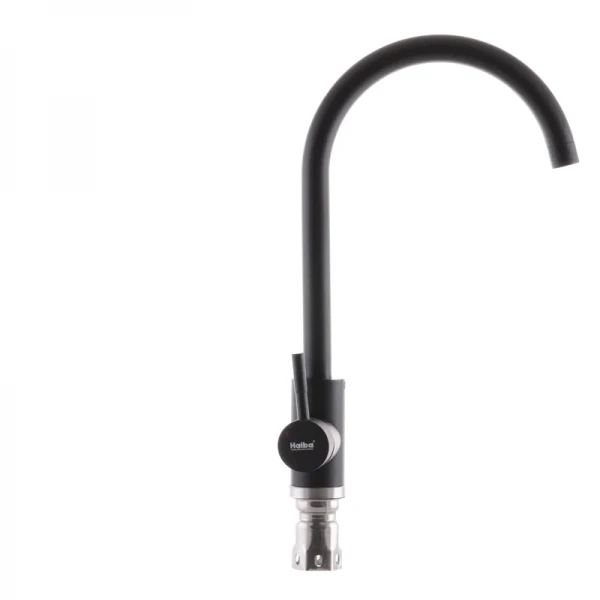 Смеситель для кухни Haiba SUS 011 черный (HB0993)