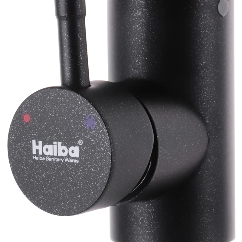 Змішувач для кухні Haiba SUS 011 чорний (HB0993)