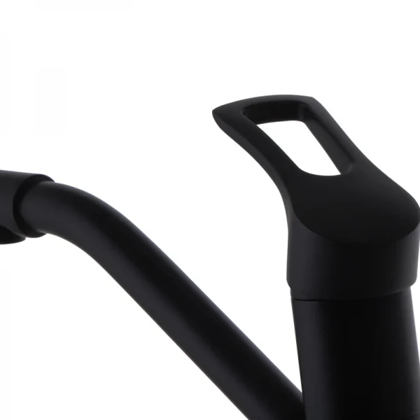 Смеситель для кухни Haiba Hansberg 021 с вых. для питьевой воды (черный) (HB3915)