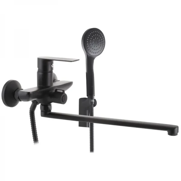 Смеситель для ванны Haiba Alex 006 Euro Черный (HB3925)