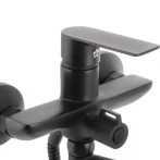 Смеситель для ванны Haiba Alex 006 Euro Черный (HB3925)