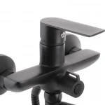 Смеситель для ванны Haiba Alex 006 Euro Черный (HB3925)