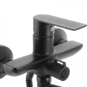 Смеситель для ванны Haiba Alex 006 Euro Черный (HB3925)