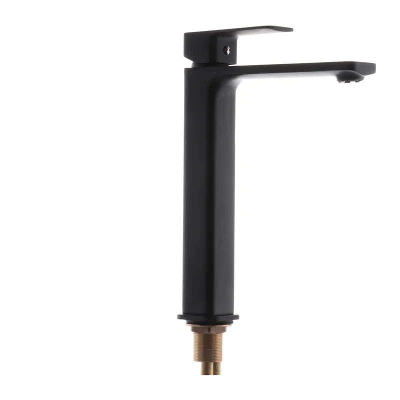 Змішувач для умивальника Haiba Kubus 001 Чорний (HB3929)