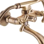 Смеситель для ванны Haiba Dominox 142 Euro Бронзовый (HB3938)