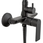 Душевая колонна со смесителем Haiba Alex 003-J Черная (HB3940)