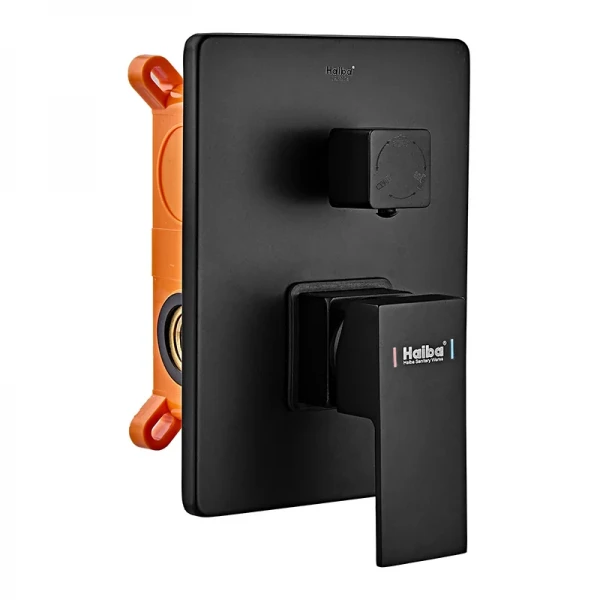 Встраиваемая душевая система Haiba Kubus 009 (Inner) Black (HB3949)