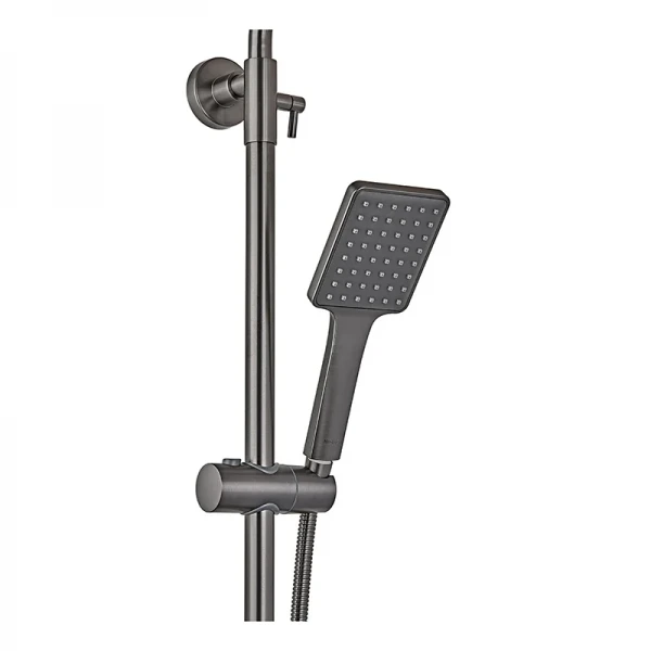 Душевая колонна со смесителем и удлинителем в комплекте Haiba Alex 003-J Graphite (HB3996)