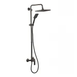 Душевая колонна со смесителем и удлинителем в комплекте Haiba Alex 003-J Graphite (HB3996)