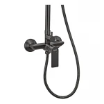 Душевая колонна со смесителем и удлинителем в комплекте Haiba Alex 003-J Graphite (HB3996)