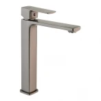 Смеситель для умывальника Haiba Kubus 001 High Graphite (HB4002)