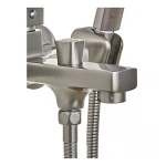 Смеситель для ванной Haiba Kubus 009 Euro Graphite (HB4007)