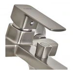 Смеситель для ванной Haiba Kubus 009 Euro Graphite (HB4007)