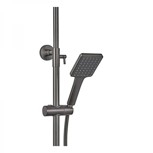 Душевая колонна со смесителем Haiba Milano 003-J Graphite (HB4009)