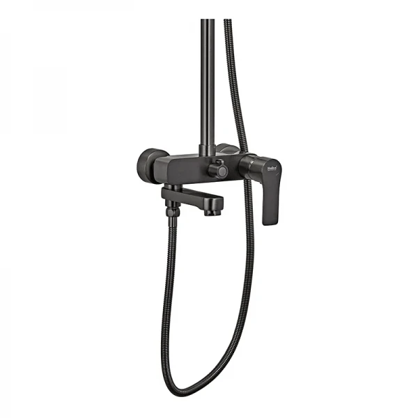 Душевая колонна со смесителем Haiba Milano 003-J Graphite (HB4009)