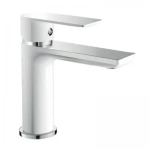 Смеситель для умывальника HAIBA ALEX 001 WHITE-CHROME (HB9562) Смеситель для умывальника HAIBA ALEX 001 WHITE-CHROME (HB9562)