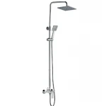 Душевая колонна со смесителем HAIBA ALEX 003-J WHITE-CHROME (HB9566)