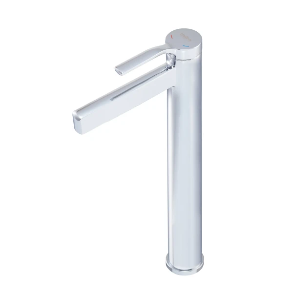 Змішувач для умивальника Haiba Lemon 001 Hight латунний хромований високий (HB9586)