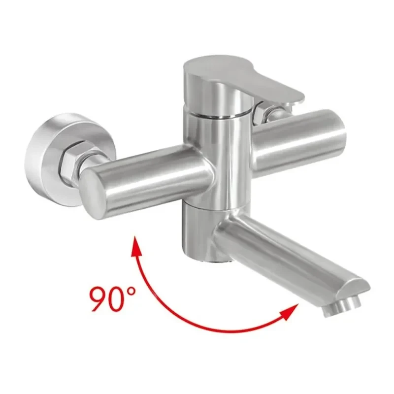 Смеситель для ванны Haiba DAX-009 EURO из нержавеющей стали SUS304 (HB9613)