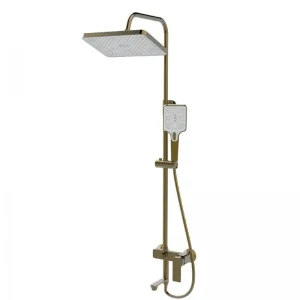 Душевая колонна со смесителем Haiba KUBUS 009-J BRUSHED GOLD (HB9627) Душевая колонна со смесителем Haiba KUBUS 009-J BRUSHED GOLD (HB9627)