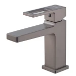 Змішувач для умивальника Haiba Kant 001 Graphite (Колір графіт) (HB9664)