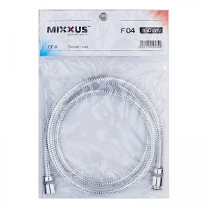 Душевой LumiF04 шланг Mixxus Lumi.F04 из нержавеющей стали, хромированный, 150 см (HO0029) Душевой LumiF04 шланг Mixxus Lumi.F04 из нержавеющей стали, хромированный, 150 см (HO0029)