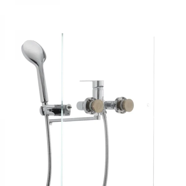 Змішувач для ванни Ibergrif River M13121 латунний хромований з довгим поворотним виливом (IB0020)