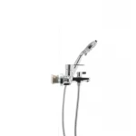 Змішувач для ванни Ibergrif Square M13222 латунний хромований з коротким литим виливом (IB0025)