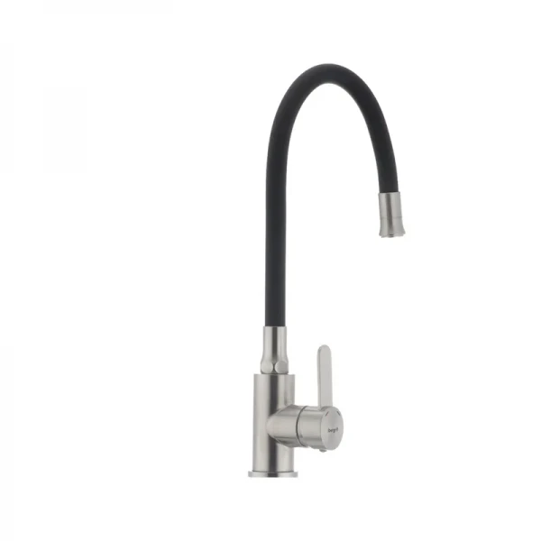 Смеситель для кухни с гибким силиконовым изливом Ibergrif M22119-2 (IB0063)