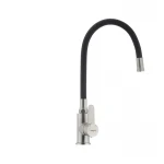 Смеситель для кухни с гибким силиконовым изливом Ibergrif M22119-2 (IB0063)