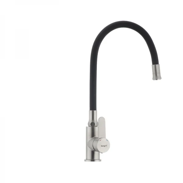 Смеситель для кухни с гибким силиконовым изливом Ibergrif M22119-2 (IB0063)