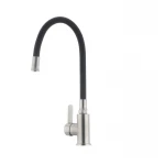 Смеситель для кухни с гибким силиконовым изливом Ibergrif M22119-2 (IB0063)