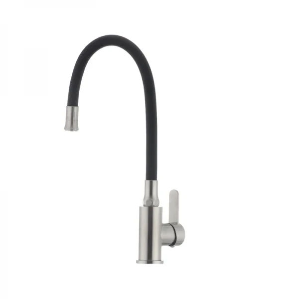 Смеситель для кухни с гибким силиконовым изливом Ibergrif M22119-2 (IB0063)