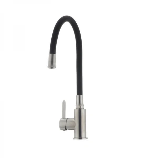 Смеситель для кухни с гибким силиконовым изливом Ibergrif M22119-2 (IB0063)