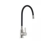 Смеситель для кухни с гибким силиконовым изливом Ibergrif M22119-2 (IB0063)