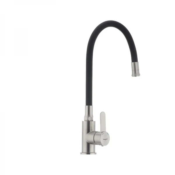 Смеситель для кухни с гибким силиконовым изливом Ibergrif M22119-2 (IB0063)