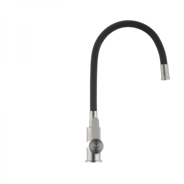 Смеситель для кухни с гибким силиконовым изливом Ibergrif M22119-2 (IB0063)