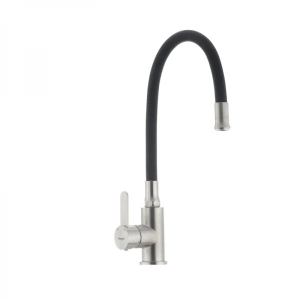 Смеситель для кухни с гибким силиконовым изливом Ibergrif M22119-2 (IB0063)
