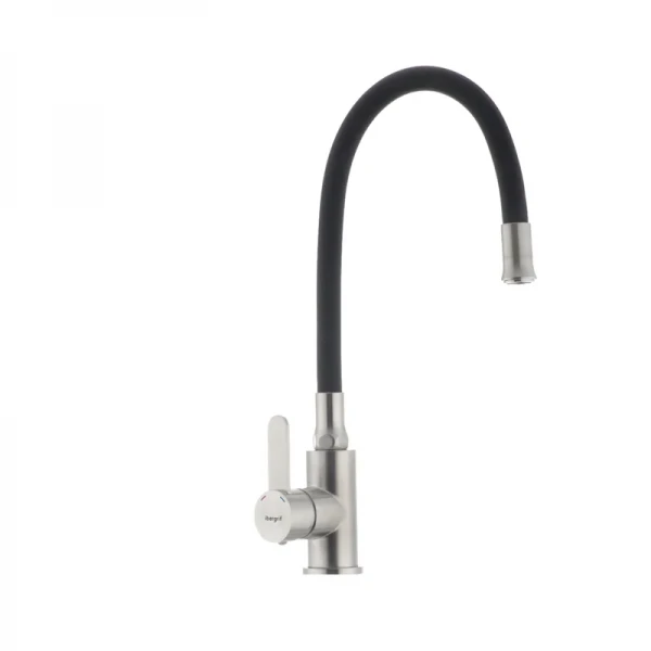 Смеситель для кухни с гибким силиконовым изливом Ibergrif M22119-2 (IB0063)