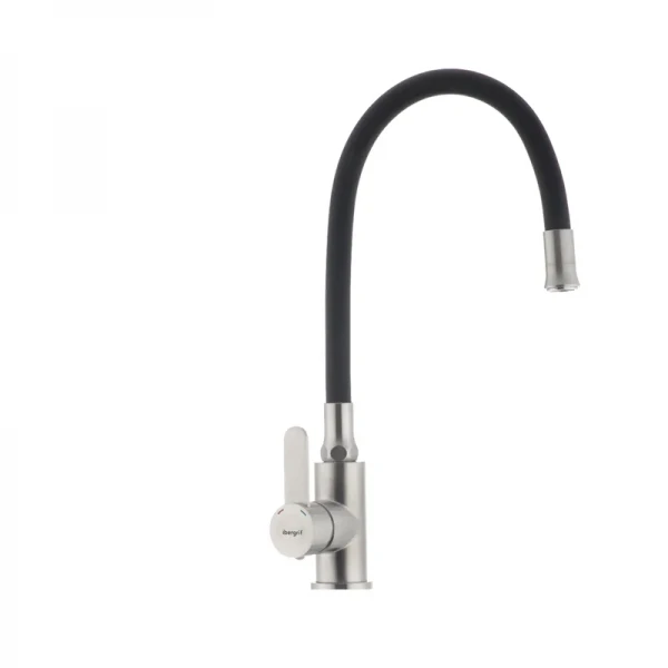 Смеситель для кухни с гибким силиконовым изливом Ibergrif M22119-2 (IB0063)