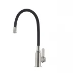 Смеситель для кухни с гибким силиконовым изливом Ibergrif M22119-2 (IB0063)