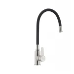 Смеситель для кухни с гибким силиконовым изливом Ibergrif M22119-2 (IB0063)