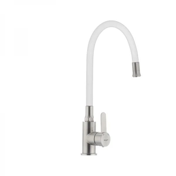 Смеситель для кухни с гибким силиконовым изливом Ibergrif M22119-3 (IB0064)