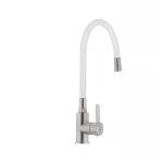 Смеситель для кухни с гибким силиконовым изливом Ibergrif M22119-3 (IB0064)